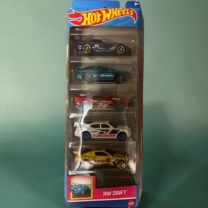 Hot Wheels HW Drift 5-Car Pack Dodge Viper AE-86 Corolla‎ Mustang Charger NIB